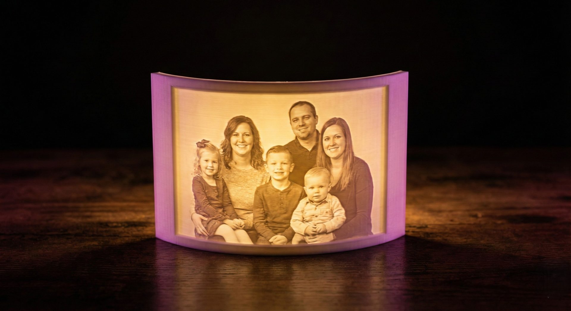 Custom Lithophane for Couples - Personalized Initials & Engraving