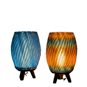 OlaWave™ Ambient Table Lamp – 3D Printed LED Diffuser