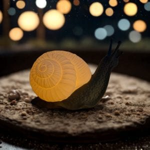 Modular Snail Shell Lamp – 3D Printed Ambient Light