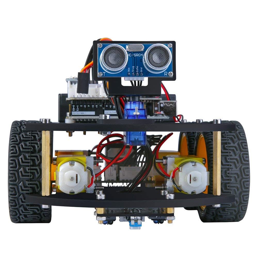 UNO Smart Robot Car Kit — Arduino Ultrasonic Sensor Project