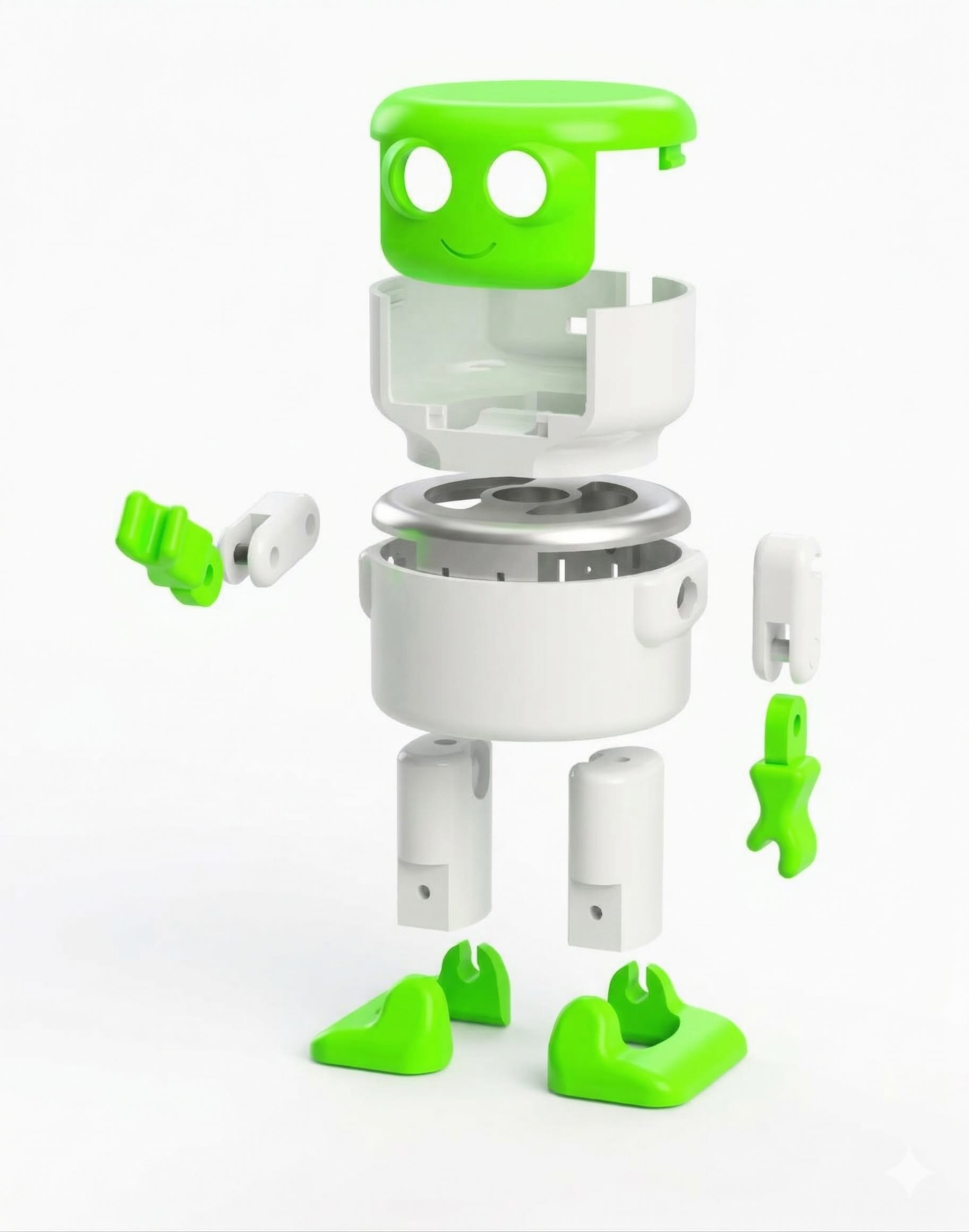 Lee Otto Humanoid Robot Kit — 7 Servos & Bluetooth
